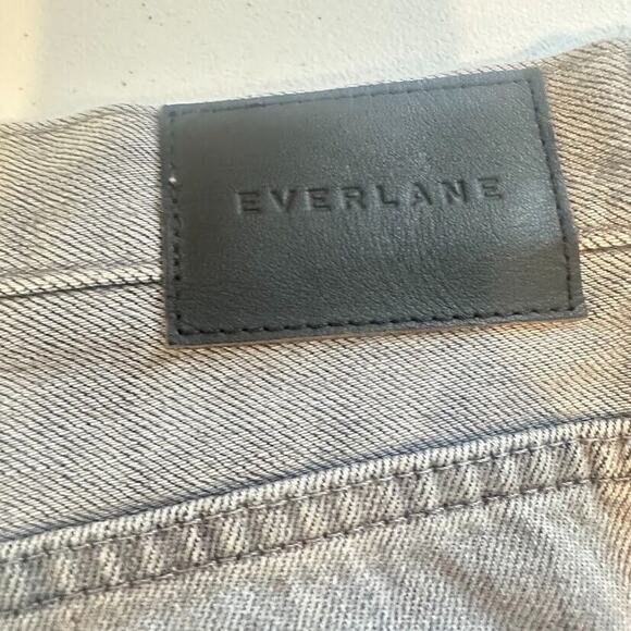 EVERLANE 90s Cheeky Jean Organic 29 Crop Gray High Rise Slim Straight Tapered - Picture 7 of 9